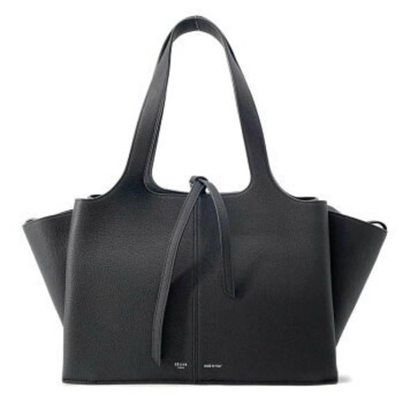 Celine Trifold Tote Bag Black s - Picture 1 of 8